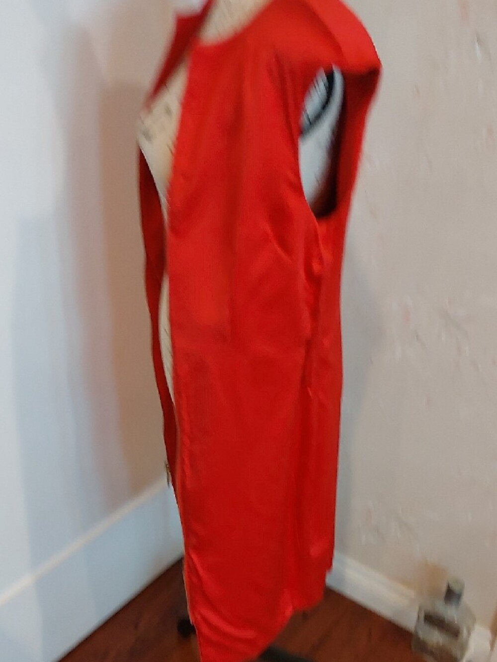 Ted Baker London Red Two-Piece Sheath Dress with Front Zip - Picture 15 of 15